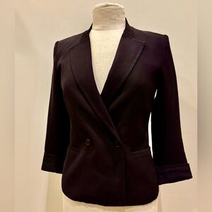 Theory Vintage Women’s Black Blazer /MODELE 
BASTIAN PAX Notch Lapel Collar/ 6